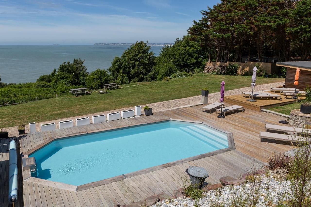 Domaine Du Grand Bec Bed & Breakfast Villerville Bagian luar foto